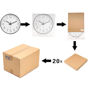 Horloge murale moderne 12 "30 cm avec <span class=keywords><strong>cadran</strong></span> noir <span class=keywords><strong>numérique</strong></span> 3D rond et montre murale décorative en or rose - Product Image 5