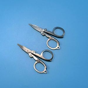 ขายตรงจากโรงงาน กรรไกรพับสแตนเลสสำหรับเดินทาง น้ำหนักเบา พกพาสะดวก ใช้ในบ้านและในชีวิตประจำวัน - Product Image 1