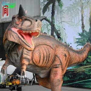 Modèle de dinosaure Carnotaurus en résine grandeur nature Gecai avec contrôle automatique et son réaliste pour les parcs à thème sur les dinosaures - Product Image 6