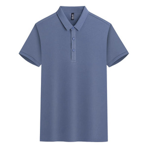 เสื้อโปโล ยูนิเซ็กส์ สีพื้น ใยโพลีเอสเตอร์ แขนสั้น ชุดทำงาน สวมใส่ได้ทุกวัน - Product Image 1