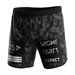 Shorts de sport multifonctionnels personnalisables pour la gym et le fitness, séchage rapide, style old school, par le fabricant Muscle - Product Image 1