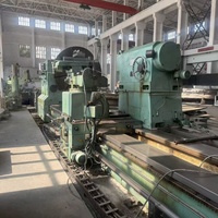 Tour à rouleaux lourd Qingzhong 61220 d'occasion à haute rigidité pour l'usinage et la remise à neuf de grands rouleaux d'acier
