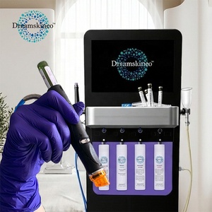 <span class=keywords><strong>Appareil</strong></span> <span class=keywords><strong>HydraFacial</strong></span> Professionnel Compatible avec les Kits de Solution Hydra Dermabrasion, les Sérums Hydra et les Embouts pour Soins Spa - Product Image 1