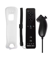 Manette sans fil 2-en-1 2026P pour NS Wii, télécommande Motion Plus, manette de jeu pour accessoires de contrôle des jeux NS Wii
