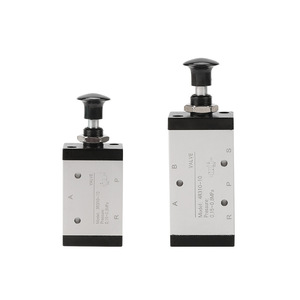Válvula Neumática Manual de Palanca Mecánica 3R, Nueva Válvula de Control de Cilindro 4R210-08, Interruptor de Control de Aire de Empuje y Tracción, Modelo de Plástico - Product Image 1