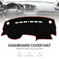 Pour Citroën C4L 2011 2012 2013 2014 2015 2016 2017 2018 Housse de tableau de bord de voiture Accessoires auto Housse de protection pour tableau de bord de voiture