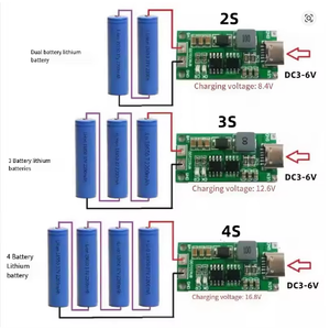 Cargador de Baterías Multi-Cell 2S/3S/4S Tipo-C Boost LiPo/Li-Ion 18650 con Elevador de Voltaje de 8.4V-18.8V - Product Image 4