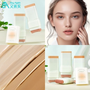 Venta al por mayor TVLV Foundation Stick Brush Green Vegan Cobertura completa Duradera Doble extremo <span class=keywords><strong>Corrector</strong></span> de viaje <span class=keywords><strong>Maquillaje</strong></span> para todo tipo de piel - Product Image 3