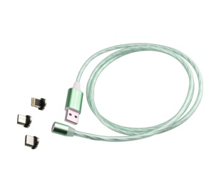 Cables de carga LED para teléfonos móviles iP 11 <span class=keywords><strong>Pro</strong></span> <span class=keywords><strong>Max</strong></span>, Cables USB magnéticos de luz, cable usb 3 en 1 - Product Image 6