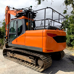 Excavadora de orugas usada naranja con control PLC, modelo 2022, cucharón de excavación, cabina cerrada, brazo hidráulico, Hitachi - Product Image 2