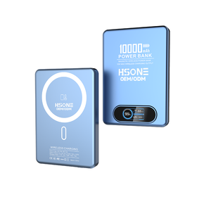 F15 10000mAh Semi-Solid Battery Magnetic Power Bank with 11.5mm Ultra Slim Body TFT Screen 15W 20W Fast Charging Aluminum Alloy - Product Image 4