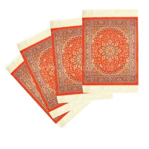 Posavasos y Alfombrillas para Tazas de Té de Caucho Ecológico con Diseño Árabe de Estilo Oriental, Suministrados por la Fábrica al por Mayor - Product Image 4