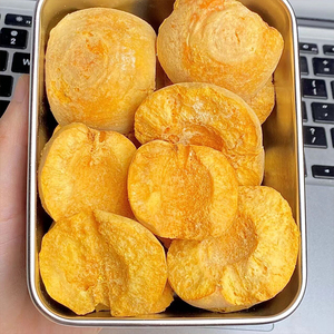 Peças de damasco liofilizadas orgânicas Pó de frutas liofilizadas Fatias de damasco liofilizadas preservadas em embalagem a granel - Product Image 3