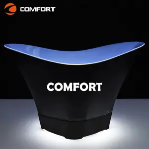 Bán Hot Bán Buôn 12L Công Suất Lớn Ps Nhựa Luminous Đứng Lên Rượu Bia Led Ice Bucket