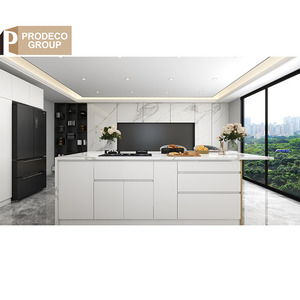 Mobilia di personalizzazione di Prodeco <span class=keywords><strong>3</strong></span> pezzi pensati armadi da <span class=keywords><strong>cucina</strong></span> in pvc lavello da appoggio per appartamento - Product Image 3