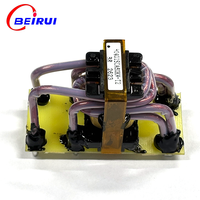 Transformateur haute fréquence personnalisé à noyau de ferrite en cuivre vertical, bobinage BR 2623, 68k-100kHz, bornes fixées en époxy BEIRUI