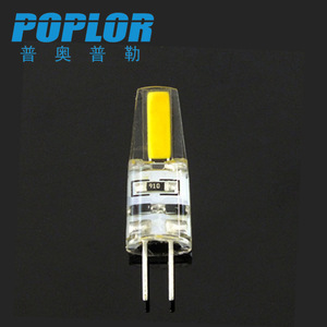 หลอดไฟ LED Poplor G4 2 3 5W AC DC 12V ชิป COB ฐานพลาสติก สำหรับโคมไฟคริสตัล - Product Image 3