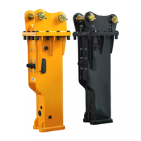 Martillo Hidráulico LG68 para Minería, Canteras y Construcción de Carreteras, Fuerte Fuerza de Impacto, Compatible con Excavadoras de 1-10T, SB40 SB43