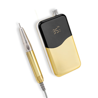 Perceuse électrique sans fil professionnelle sans brosse manucure perceuse à ongles 35000 tr/min Efile perceuse à ongles pour fournitures d'ongles
