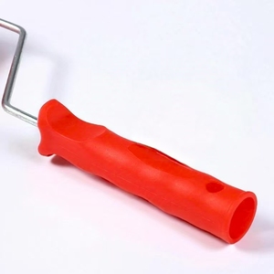 Công Nghiệp Cấp 7 Inch Trang Trí Sơn Con Lăn Có Thể Điều Chỉnh Nhanh Chóng Phát Hành Khung Tự Làm Con Lăn Cao Su Màu Đỏ Kết Cấu Thiết Kế OEM - Product Image 2