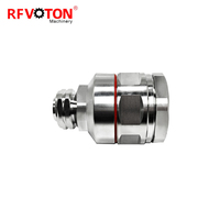 Konektor Koaksial RF Clamp L29 DIN Male Plug 7/16 Berkualitas Tinggi untuk Kabel Feeder Busa 1-5/8" untuk Komunikasi