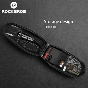 <span class=keywords><strong>ROCKBROS</strong></span> — étui en coque dure étanche pour vélo o, vtt, multifonctionnel, <span class=keywords><strong>sacoche</strong></span> frontale pour Tube <span class=keywords><strong>de</strong></span> bicyclette <span class=keywords><strong>de</strong></span> route, tout terrain, ou guidon trottinette, <span class=keywords><strong>de</strong></span> grande capacité, sac pliable - Product Image 5