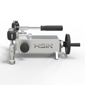 Comparateur de pression hydraulique manuel 700 bar HSIN615, pompe d'étalonnage, connecteur de manomètre à quatre ports, HSIN615 Hydrostatic Pr - Product Image 2