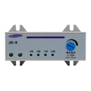 Protecteur de moteur triphasé HOPETREE JD-8 2-20A, protection contre les surcharges et les pannes de phase pour applications de pompes à eau et de ventilateurs - Product Image 1