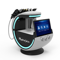 Appareil de dermabrasion Hydra Jet Peel, portable, pour le soin et le rajeunissement de la peau du visage, nettoyage en profondeur, avec prise AU/US pour les spas et salons de beauté