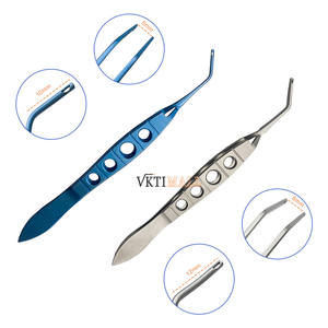 1ชิ้นสแตนเลส/ไทเทเนียม sclereral ปลั๊กปากคีบตา vitrectomy Counter-Force คีมผ่าตัดไมโคร - Product Image 3