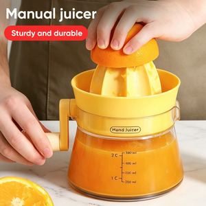 Portable Manual Multifunctional Juicer Squeezer Hand Crank Fruit Vegetable <b>Juice</b> <b>Extractor</b> Compact Slow Juicer Machine Cold Tool - Product Image 1