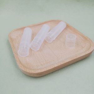 Tubos de Plástico Vacíos para Brillo Labial de 5g, Redondos, Blancos y Rosas, Envases para Bálsamo Labial y Lápiz Labial con Tapa Abatible para Rellenar Maquillaje - Product Image 6