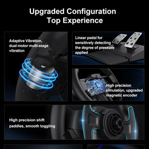 Pedales de Juego PXN V900 GEN2 Personalizados de Fábrica, Volante de Juego con Retroalimentación de Vibración para Xbox Project <span class=keywords><strong>Cars</strong></span> <span class=keywords><strong>2</strong></span> - Product Image 6