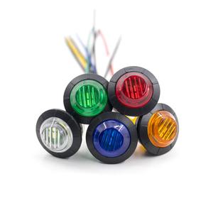 Feux de gabarit latéraux universels ronds pour voiture et camion 12V 24V, feux de dégagement, feux d'avertissement - Product Image 3