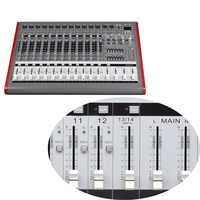 Console de studio d'enregistrement audio professionnel Système de sonorisation Mélangeur 12 canaux