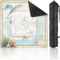 Tapis de mahjong rouge et bleu, tapis de mahjong flottant pour piscine, tapis de mahjong Elysium, tapis de mahjong blanc pour impression, tapis de mahjong 33 pouces