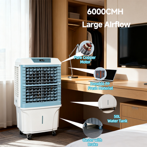 6000cmh nóng bán lớn công nghiệp di động ngoài trời đứng điều hòa không khí quạt nước làm mát không khí cho phòng văn phòng sử dụng - Product Image 3