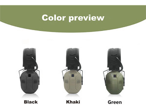 Bluetooth điện tử giảm tiếng ồn earmuffs tất cả các vòng âm thanh Pickup định vị ngoài trời chụp săn bắn Tai nghe chiến thuật - Product Image 6