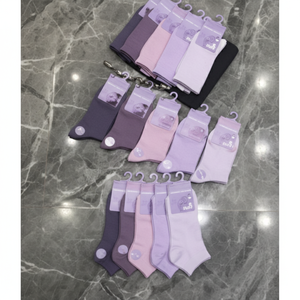 ถุงน่องเด็กผู้หญิงผ้าไนลอนถักหนาสีรุ้งพร้อมตาข่ายตาข่ายตาข่ายโปร่งใสพิมพ์ลายเข่ายาวฤดูหนาว - Product Image 1