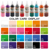 Peinture acrylique professionnelle non toxique Panwenbo 10 couleurs pour artistes, 250 ml/8,45 oz, pour la peinture