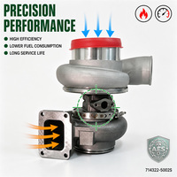 Turbocompresseur 714322-5002S BTV7501 Turbo pour groupe électrogène diesel marin MTU S4000 12V4000G20, livraison rapide