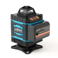 Niveau Laser 360 Degrés à Lumière Verte de Qualité Industrielle 12 Lignes pour Carrelage et Construction