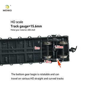 Modellino in Scala 1/87 HO di Veicolo per Trasporto Container, Materiale per Modellismo Ferroviario e Paesaggistico in Miniatura - Product Image 4