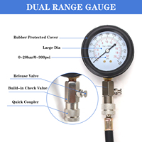 Toptan 8 adet otomotiv motor Test ölçer aracı araba silindir sıkıştırma basıncı Test aracı kiti