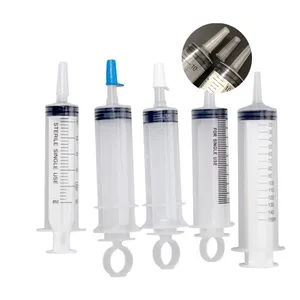 P&M Plastic syringe 1ml 2ml 3ml 5ml 10ml 20ml 30ml 50ml 60ml 100ml 150ml 200ml 250ml 300ml 500ml plastic syringe