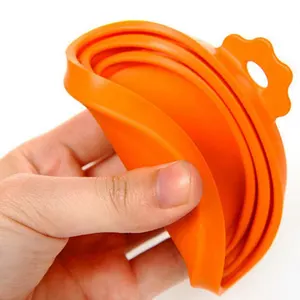 Couvercle en Silicone pour canette, 1 pièce, Portable, pour stockage des aliments pour animaux domestiques, pour chiens et chats