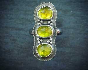 <b>Citrine</b> Gemstone Oval Shape Faceted Cut 925 Sterling Silver Collate Setting Ring Silver Ring Fine <b>Jewelry</b> Yellow Colour Ring ODM - Product Image 1