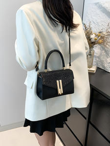 Sac à bandoulière décontracté tendance, sac carré minimaliste, sac à main rétro pour femmes - Product Image 6