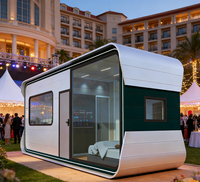 Vente flash : Cabane modulaire de luxe Apple avec salle de bain complète pour les centres de glamping et les séjours de vacances