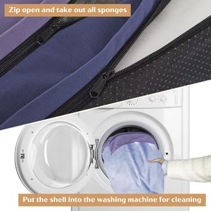 Lussuoso Letto per Cani Grande con Copertura Rimovibile Impermeabile in Finta Pelliccia, Imbottitura in Schiuma a Nido d'Ape, Ortopedico, Protettivo, Pieghevole - Product Image 2